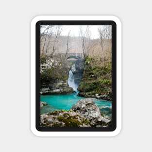 Waterfall on Kozjak River Magnet