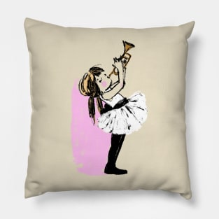 Little Trumpeter Pillow