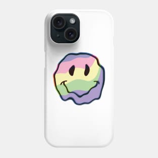 Colorful melting smiley face Phone Case