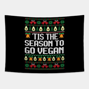 Tis the Season to Go Vegan, Vegan Christmas Gifts, 2023 Tapestry