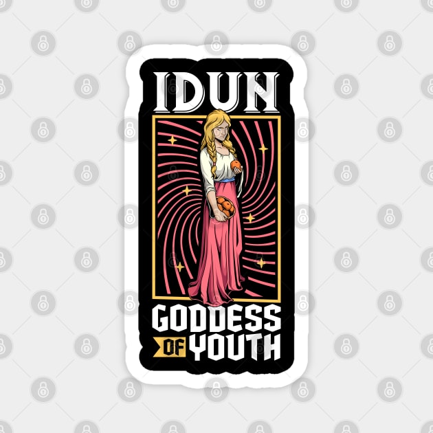 Viking goddess Idun Magnet by Modern Medieval Design