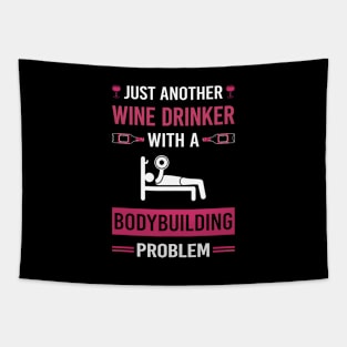 Wine Drinker Bodybuilding Bodybuilder Tapestry