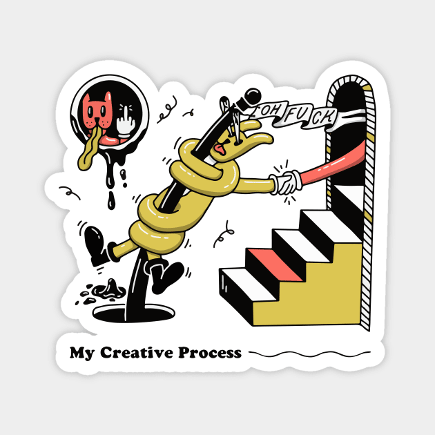 Creative Process Magnet by Brian_John_Park