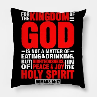 Romans 14:17 Pillow