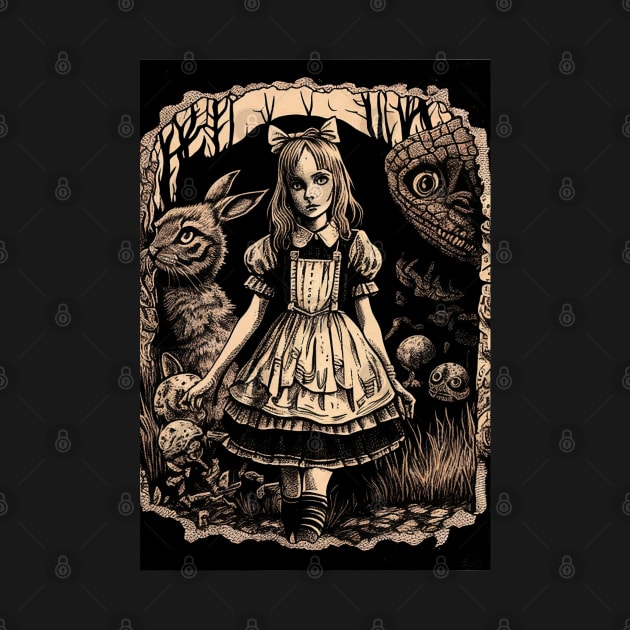 Dark Gothic Alice in Wonderland by Greenbubble