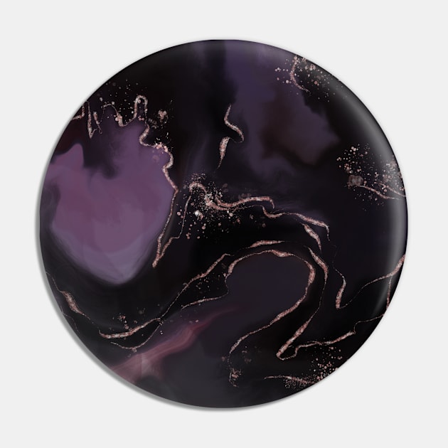 Multicoloured Marble design Pin by Tantillaa