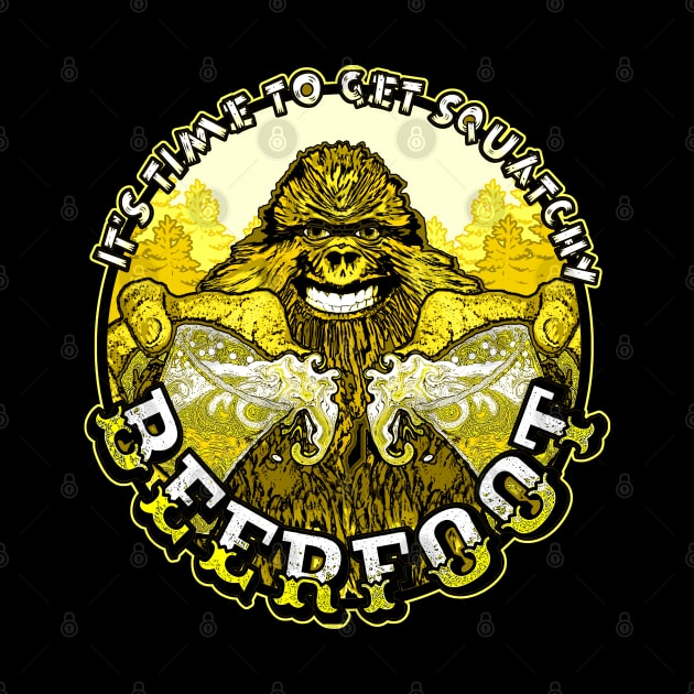 Beerfoot Bigfoot Beer Sasquatch Squatchy Funny Drinking Fest by National Cryptid Society