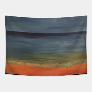 Beach and Ocean Landscape Tapestry