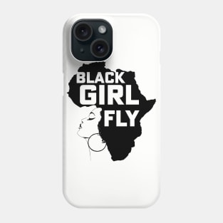 Black Girl Fly, Black Girl Magic, African American, Black woman Phone Case