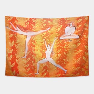 Yoga poses 01 Tapestry