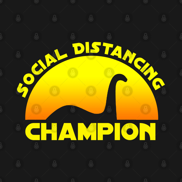 Nessie Social Distance Champion by jplanet