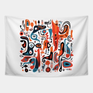 Mid Century Abstract Jazz Tapestry