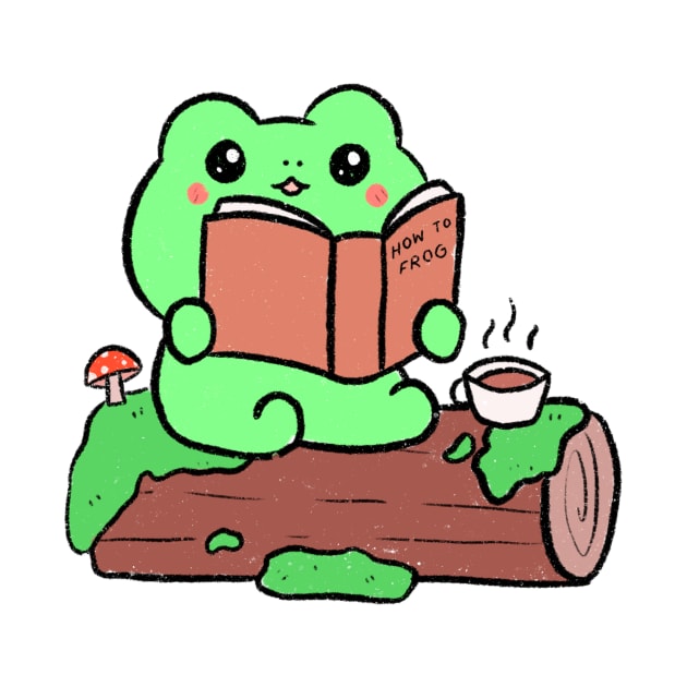 Reading Frog by cmxcrunch
