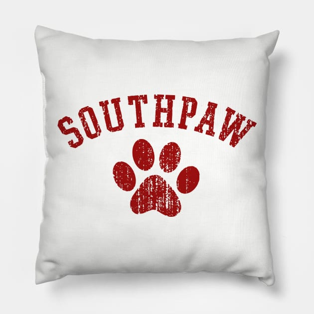 Southpaw red Pillow by alvaroamado