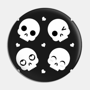 Skull Town Pin