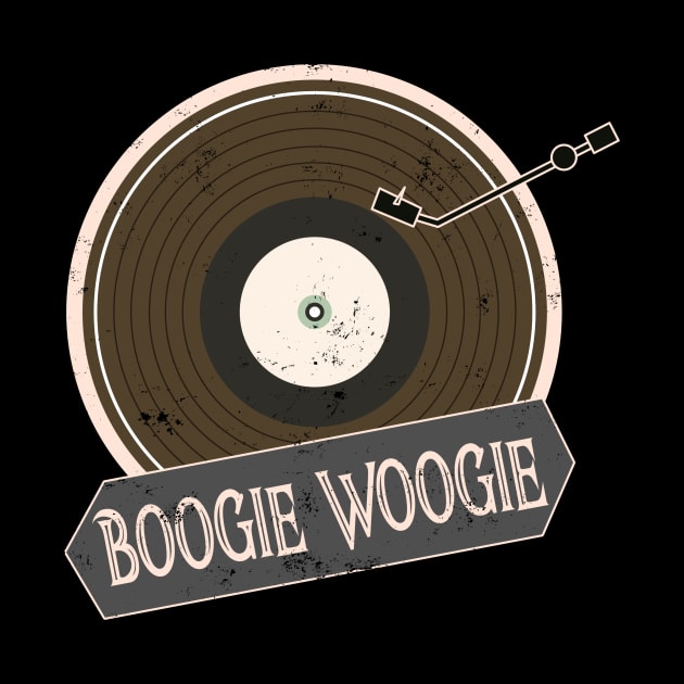 Boogie Woogie Turntable Vintage Design by echopark12