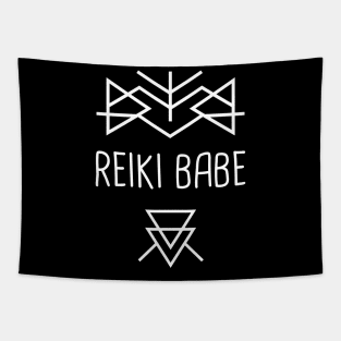 Reiki Babe | Chakra Qi Crystals Tapestry