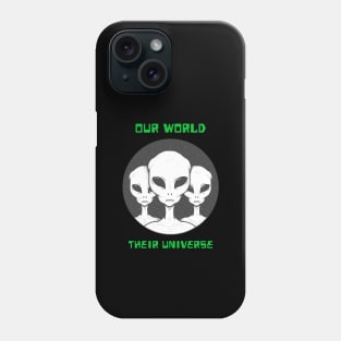 Galactic Engineers Alien Visitors Phone Case