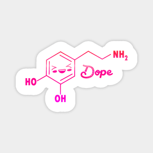 Dopamine Funny &amp; Dope Meme Chemical Structure Magnet