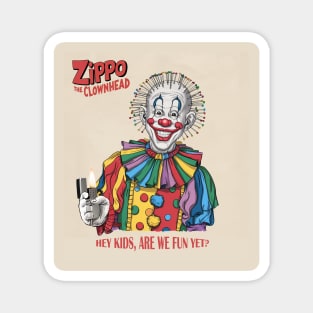 Zippo the Clownhead Magnet