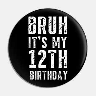 12th Birthday Pin