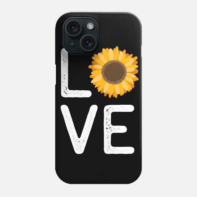 Love Sunflowers Phone Case by Kraina