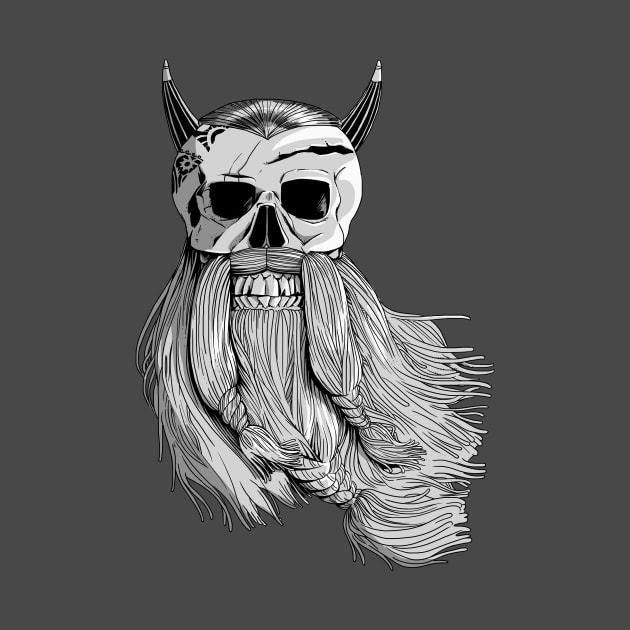 Bearded Skull 2 by TomiAx