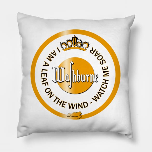 Washburner Logo (English) Pillow by ntoonz