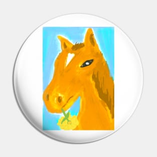 Little Brown Pony Pin