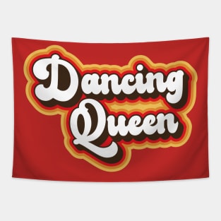 Dancing Queen Retro 70s Design Tapestry