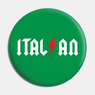 Italian (green, red) Pin