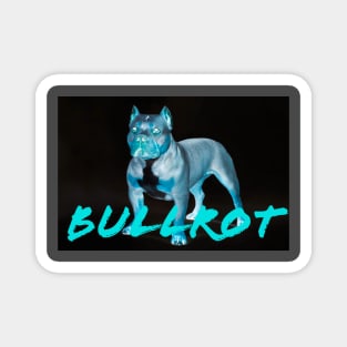 Bullrot UV Chien et Nom Magnet