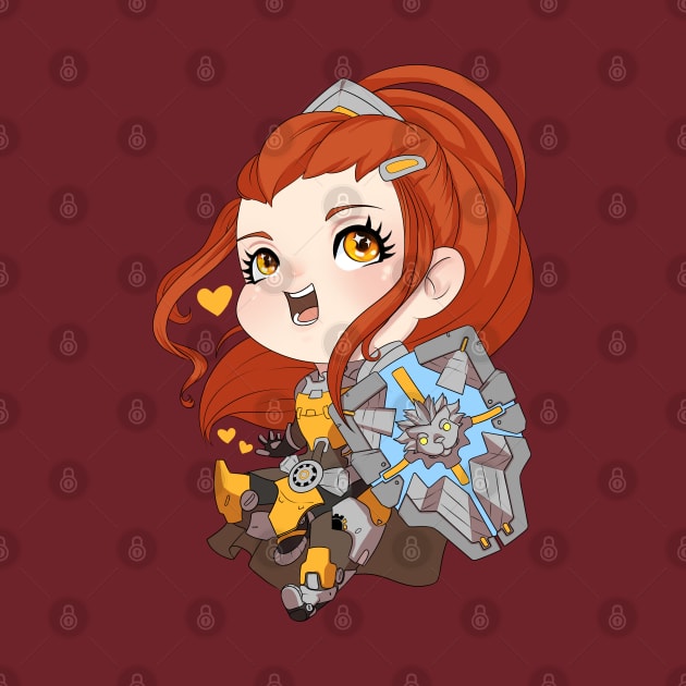 Brigitte Lindholm Chibi by Pastelideas