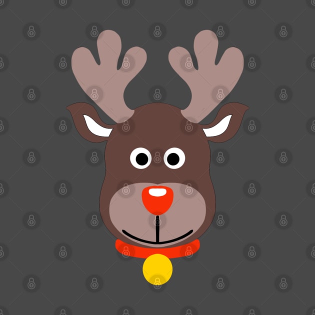 Rudolph the red nose raindeer by susyrdesign