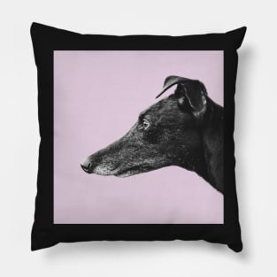 Greyhound Profile Design Pillow