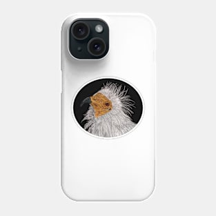 Illustrated Egyptian Vulture Phone Case