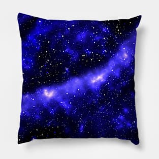 The Blue Galaxy ART Pillow