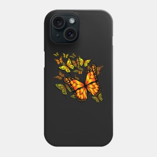 Butterfly Lover Design Monarch Butterflies Phone Case