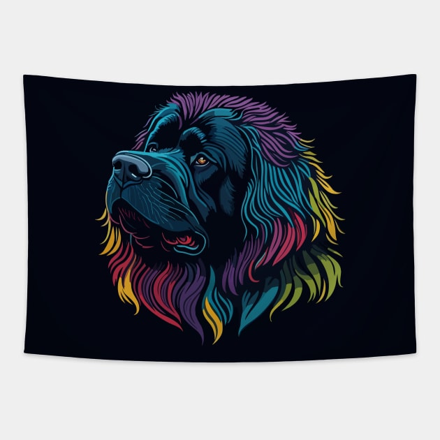 Cute Newfie Tapestry by SpriteGuy95