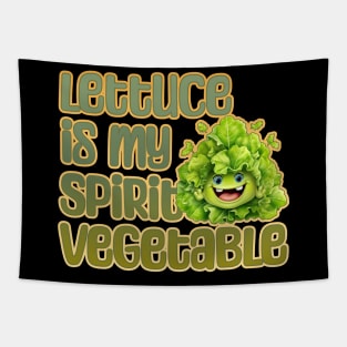 Lettuce is My Spirit Vegetable Tapestry