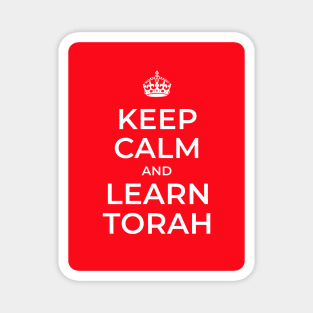 Keep Calm and Learn Torah Magnet