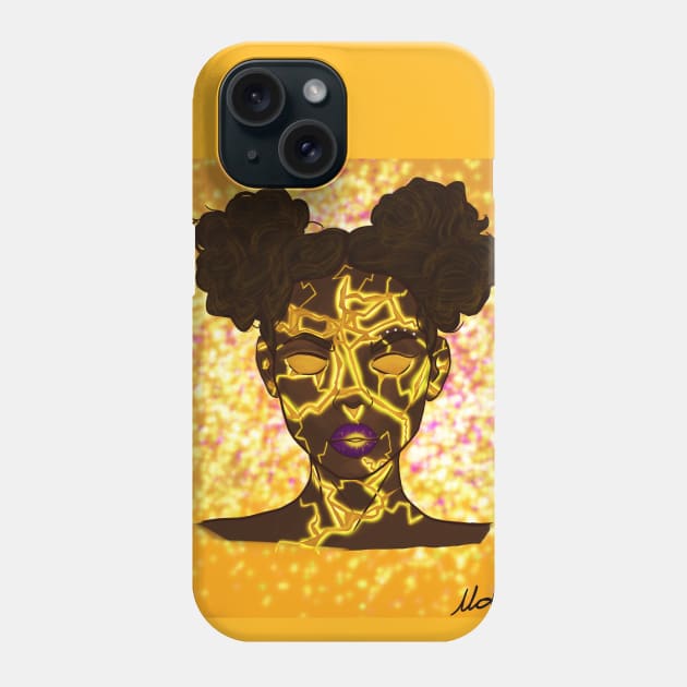 Black Girl Magic Phone Case by Visions_live