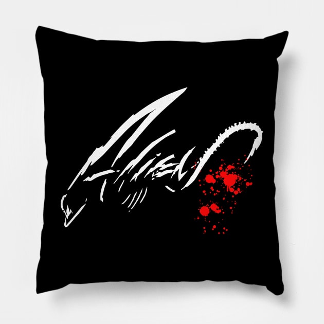 Type of Alien Pillow by valdezign