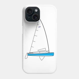 Finn Sailing Dingy Phone Case