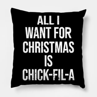 all i want for christmas Pillow