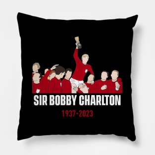 Sir Bobby Charlton RIP Precision Pillow