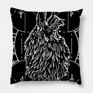 Fenrir | Norse Pagan Symbol Pillow