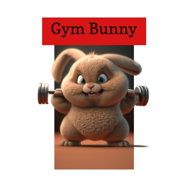 Ben the Gym Bunny - Work out time by TheArtfulAI