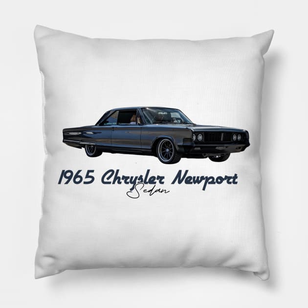 1965 Chrysler Newport Sedan Pillow by Gestalt Imagery