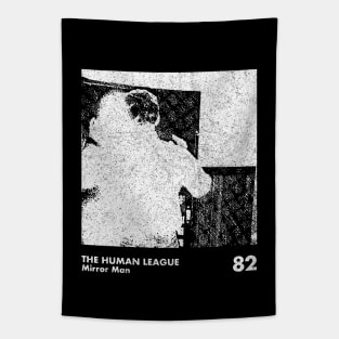 The Human League / Minimalist Graphic Artwork Design Tapestry